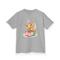 Kids Birthday dragon T-Shirt — Cute dragon on Present Birthday Tee
