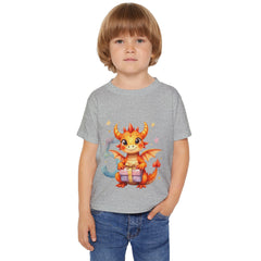 Toddler T-Shirt — Cute Birthday Dragon “5” Gift Tee