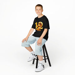 Kids Dragon 12th Birthday T-Shirt — Cute Explorer Dragon Graphic Tee