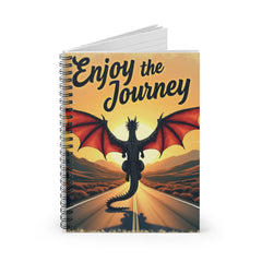 Enjoy the Journey Dragon Spiral Notebook — Ruled Travel Journal