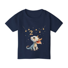 Toddler T-Shirt — Cute Baby Dragon 2nd Birthday Tee