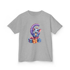 Kids Dragon Birthday T‑Shirt — Cute Dragon with Gifts