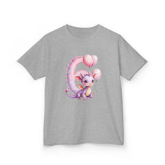 Kids Dragon T-Shirt — Cute Pink Balloon Dragon Graphic Tee