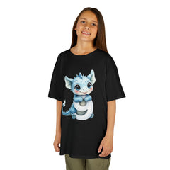 Kids Dragon T-Shirt — Cute Blue Baby Dragon Graphic Tee