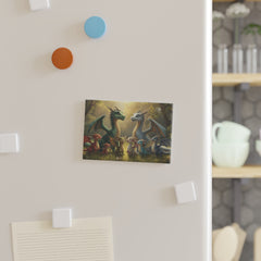 Dragon Family  of 8 Magnet
