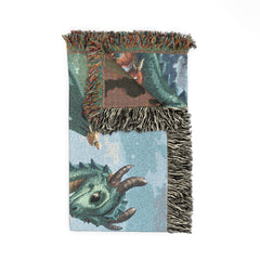Dragon Family of 6 Woven Blanket