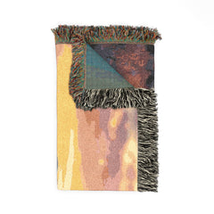 Unicorn Woven Blanket — Mystical Sunset & Twilight Horse Tapestry Throw