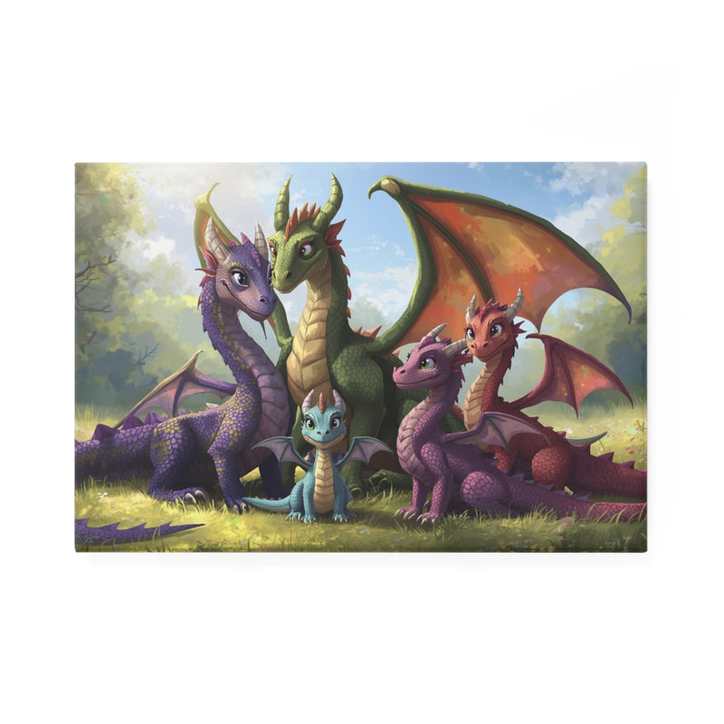 Dragon family of 5 Magnet