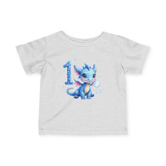 Infant Tee — Blue Baby Dragon 1st Birthday Shirt