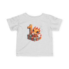 Infant Tee — Cute Baby Dragon 1st Birthday Shirt