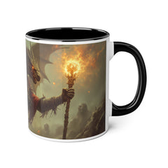 wizard Dragon Mug —Fantasy Accent Coffee Cup (11oz)
