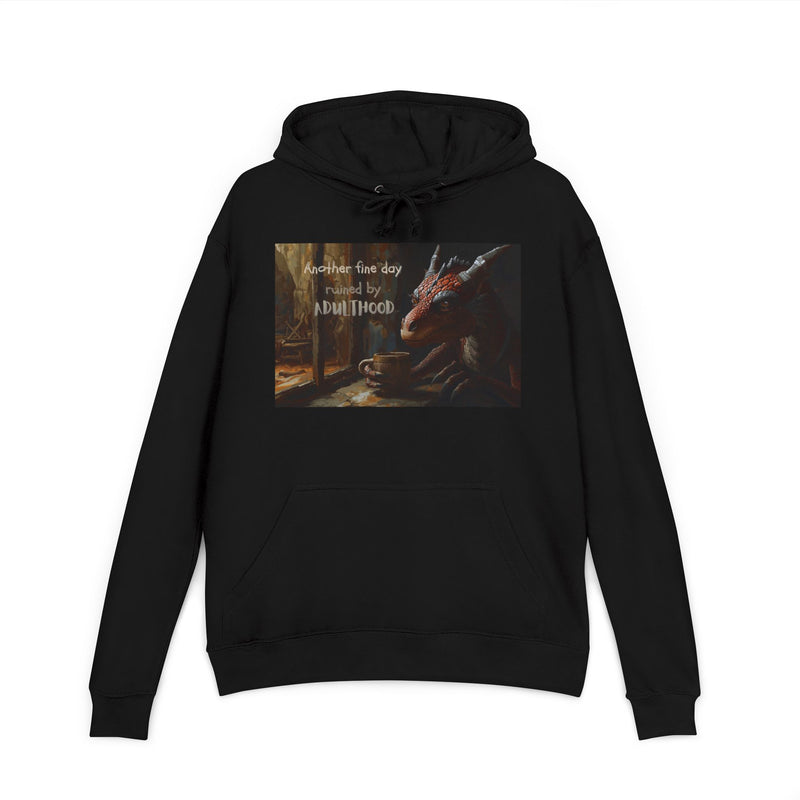 Hoodie — 'Another fine day ruined by Bullhico' Dragon Art Pullover