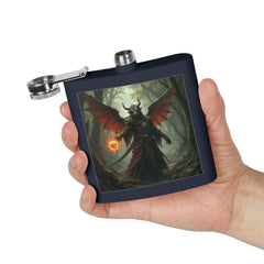 forest dragon mage 6oz Stainless Steel Flask