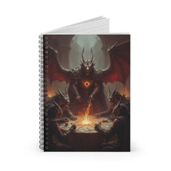 Dnd dragon Spiral Notebook — Ruled Fantasy Journal for RPG Notes