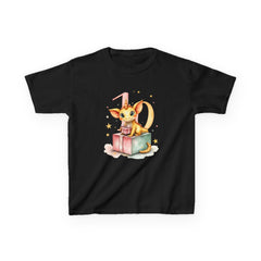 Kids Birthday dragon T-Shirt — Cute dragon on Present Birthday Tee