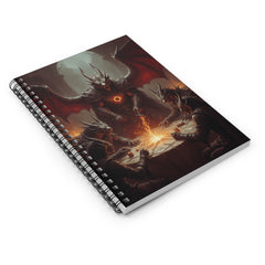 Dnd dragon Spiral Notebook — Ruled Fantasy Journal for RPG Notes