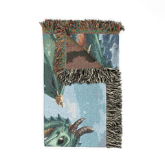 Dragon Family of 6 Woven Blanket