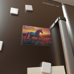 Whimsical Unicorn Button Magnet