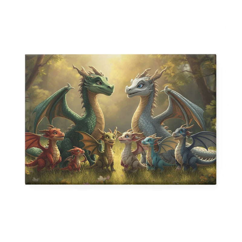 Dragon Family  of 8 Magnet