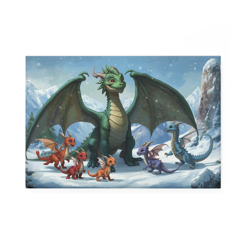 Dragon Family of 6, one parent Magnet