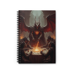 Dnd dragon Spiral Notebook — Ruled Fantasy Journal for RPG Notes