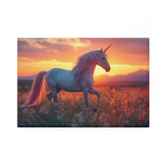 Whimsical Unicorn Button Magnet