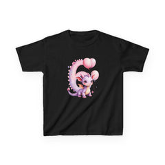 Kids Dragon T-Shirt — Cute Pink Balloon Dragon Graphic Tee
