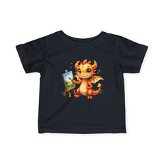 Infant Tee — Cute Baby Dragon Painting Graphic