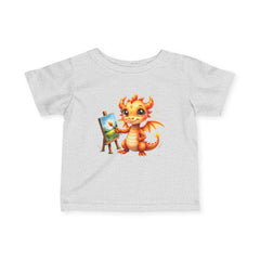 Infant Tee — Cute Baby Dragon Painting Graphic