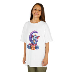Kids Dragon Birthday T‑Shirt — Cute Dragon with Gifts