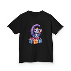 Kids Dragon Birthday T‑Shirt — Cute Dragon with Gifts