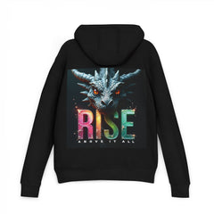 Dragon 'Rise Above It All' Hoodie — Fantasy Graphic Pullover