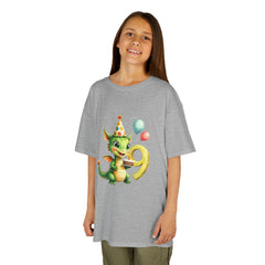 Kids Birthday Dragon T-Shirt — Cute Party Number 9 Tee