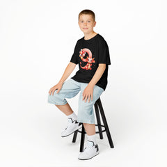 Kids Tee — Cute Pink Dragon with Balloons
