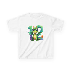 Kids' 12th Birthday Dragon T‑Shirt — Cool Sunglasses Dragon with Number 12