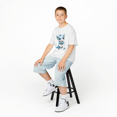 Kids Dragon T-Shirt — Cute Blue Baby Dragon Graphic Tee