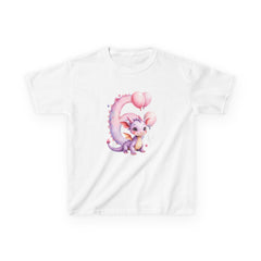 Kids Dragon T-Shirt — Cute Pink Balloon Dragon Graphic Tee