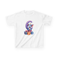 Kids Dragon Birthday T‑Shirt — Cute Dragon with Gifts