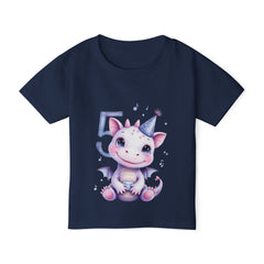Toddler T‑Shirt — Cute Birthday Dragon "5" Party Tee