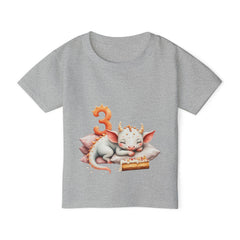 Toddler T‑Shirt — Cute Sleeping Dragon 3rd Birthday Tee