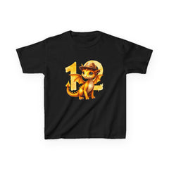 Kids Dragon 12th Birthday T-Shirt — Cute Explorer Dragon Graphic Tee