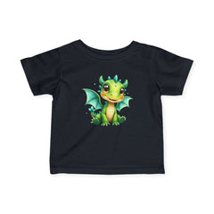 Infant Tee — Cute Green Baby Dragon Graphic Shirt for Newborns & Toddlers