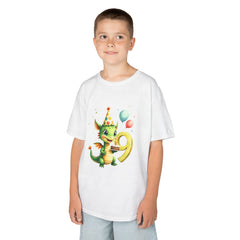 Kids Birthday Dragon T-Shirt — Cute Party Number 9 Tee