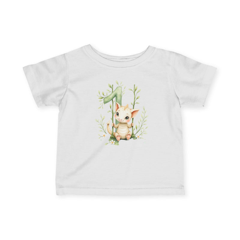 Infant Tee — Cute Woodland Fox First Birthday Shirt (Number 1)