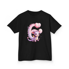 Kids Dragon T-Shirt — Cute Pink Balloon Dragon Graphic Tee
