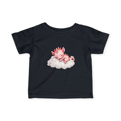 Infant Tee — Sleeping Pink Unicorn on Cloud Baby Shirt