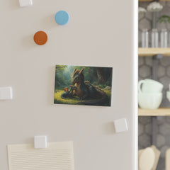 dragon family of 2 magnet