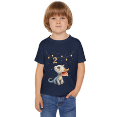 Toddler T-Shirt — Cute Baby Dragon 2nd Birthday Tee