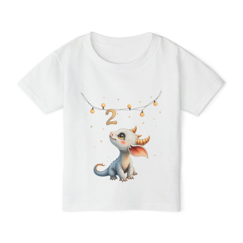 Toddler T-Shirt — Cute Baby Dragon 2nd Birthday Tee