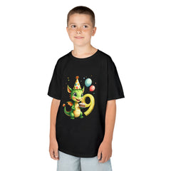 Kids Birthday Dragon T-Shirt — Cute Party Number 9 Tee